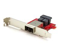 StarTech.com Adattatore Mini SAS da 2x SFF-8643 interno a 2x SFF-8644 esterno con staffe - 12 Gb/s - Nouvo