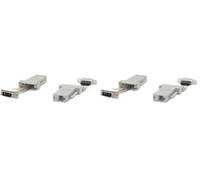 StarTech.com Adattatore modulare da DB9 a RJ45 M/F, Convertitore seriale da DB-9 (M) a RJ-45 (F), GC98MF (Confezione da 2)