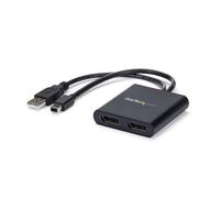 StarTech.com Adattatore multi monitor a 2 porte - MST Hub Mini DisplayPort a 2x DisplayPort - Doppio monitor 4K 30Hz - Video Sp