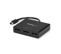 StarTech.com Adattatore multi monitor a 3 porte - Mini DisplayPort a DisplayPort MST Hub, doppio 4K 30Hz e 1x 1080p - Splitter