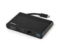 StarTech.com Adattatore Multi-porta USB-C con HDMi e VGA - 1x USB-A - Mac / Windows / Chrome - 4K - 1xA - GbE - Adattatore USB-C Portatile
