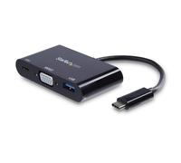 StarTech.com Adattatore Multifunzione USB-C a VGA con porta USB-A e Power Delive