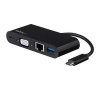 StarTech.com Adattatore Multiporta USB-C a VGA - Ricarica via Power Delivery (60W) - USB 3.0 - Gbe - Adattatore USB-C per Mac,