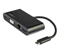 StarTech.com Adattatore Multiporta USB-C a VGA - Ricarica via Power Delivery (60W) - USB 3.0 - Gbe - Adattatore USB-C per Mac,