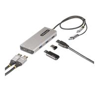 StarTech.com Adattatore multiporta USB-C con dongle USB-C a USB-A, 2x HDMI (4K30