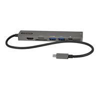 StarTech.com Adattatore multiporta USB C - Da USB-C a HDMI 2.0 4K 60Hz, 100W Power Delivery Pass-through, slot SD/MicroSD, Hub