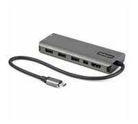 StarTech.com Adattatore multiporta USB-C - Da USB-C a HDMI o Mini DisplayPort 4K 60Hz - Alimentazione passante 100W - Hub USB a 4 porte 10Gbps - Mini Dock USB Type-C - Cavo integrato da 30 cm - Nouvo