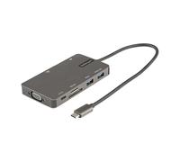 StarTech.com Adattatore Multiporta USB C - Dock da viaggio HDMI 4K 30Hz o VGA - Hub USB 3.0 5Gbps porte USB A / USB C - 100W