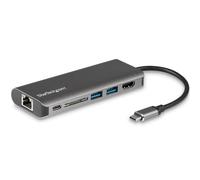STARTECH.COM - Adattatore Multiporta USB-C - Lettore Schede SD - Power Delivery - 4K HDMI - GbE - 2x USB 3.0