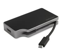 StarTech.com Adattatore multiporta USB-C - Mini Dock USB Type-C con HDMI 4K o VGA 1080p, 95W PD Pass-through, USB-A, Gigabit Ethernet - Docking station USB-C per PC/Laptop - Nouvo