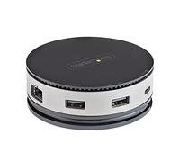 StarTech.com Adattatore multiporta USB-C - Mini Docking station USB Tipo C a HDMI/ Displayport 4K 60Hz o VGA 75W Power Delivery Hub 3x 3.0/3.1 Gbe Dock 3.1 Gen 2 10 Gbps per pc portatili/notebook [DKT31CHDVCM]