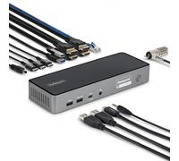 StarTech.com Adattatore Multiporta USB-C per Tre Monitor, Docking Station HDMI