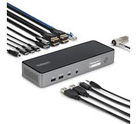 StarTech.com Adattatore Multiporta USB-C per Tre Monitor, Docking Station HDMI o