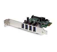StarTech.com Adattatore scheda controller PCI Express PCIe SuperSpeed USB 3.0 a 4 porte con UASP - Alimentazione SATA ( PEXUSB3S4V )