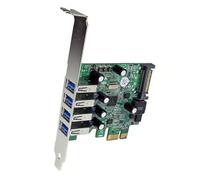 StarTech.com Adattatore scheda controller PCI Express PCIe SuperSpeed USB 3.0 a 4 porte con UASP - Alimentazione SATA ( PEXUSB3S4V )