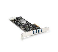 StarTech.com Adattatore scheda SuperSpeed USB 3.0 con 4 porte PCI Express (PCIe)