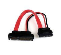 StarTech.com Adattatore slimline SATA a SATA con alimentazione 15 cm - F/M