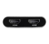 StarTech.com Adattatore Thunderbolt 3 a Dual HDMI 2.0 - Certificato Thunderbolt 3 4K 60Hz - Adattatore convertitore video per doppio monitor HDMI - Compatibile con Mac e Windows - Doppio display HDMI