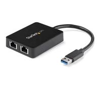 StarTech.com Adattatore USB 3.0 a doppia porta Ethernet Gigabit (RJ45) NIC con p