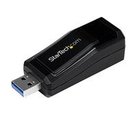 StarTech.com Adattatore USB 3.0 a Gigabit Ethernet RJ45, Scheda di rete NIC esterna USB a LAN Ethernet 10/100/1000 Mbps (USB31000NDS)