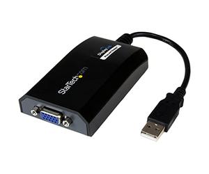 StarTech.com Adattatore USB a VGA - 1920x1200 - Scheda video e grafica esterna - Doppio monitor - Supporta Mac e Windows e la modalità di replica ed estensione del display (USB2VGAPRO2)