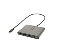 StarTechcom Adattatore USB-C a HDMI 1080p 60 Hz a 4 porte - Convertitore USB Tipo C a HDMI - Multi Monitor Dongle Adapter - Ad
