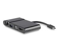 StarTech.com Adattatore USB-C a HDMI 4K o VGA 1080p - Gigabit Ethernet, 5Gbps, USB-A 3.0 - Mini Dock USB type C da viaggio - Fuori produzione, sostituito da DKT31CHVL (DKT30CHV)