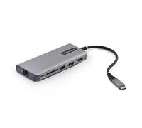 StarTech.com Adattatore USB-C a HDMI Multiporta, ricarica PD 140W, 4K 60Hz, Hub USB 10Gbps a 3 porte, slot SD, 2.5GbE, Mini Dock per MacBook, Dell, ThinkPad, HP (USB-C TO HDMI MULTIPORT HUB - -140W P