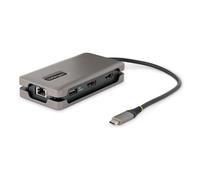 StarTech.com Adattatore USB-C multiporta - 4K 60Hz HDMI/DP - Hub USB a 3 porte - 100W Power Delivery Pass-Through, GbE, Mini Docking Station con caricatore - Adattatore USB C a HDMI, cavo da 30 cm - N