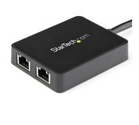 StarTech.com Adattatore USB 3.0 a doppia porta Ethernet Gigabit NIC con porta USB