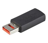 StarTechcom Adattatore USB maschio /femmina con ricarica sicura grazie al blocco dati - Caricatore USB tipo A con Data Blocker
