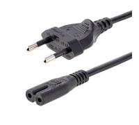 StarTech.com Alimentatore da 2 m Spina UE C7 18 AWG 250 V 2,5 A Alta conduttività Nero