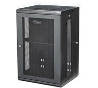 StarTech.com Armadio per Server Rack Montabile a Parete 18U - Armadio a Cerniera