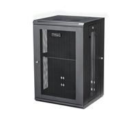 StarTech.com Armadio Rack 19" 18U a Muro - Server Rack 19 pollici a 4 montanti con cerniere - Rack Dati Ventilato con Ripiano 1U e Pannelli Laterali Rimovibili per apparecchiature dati/AV/elettroniche