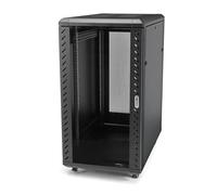 StarTech.com Armadio rack per server a 4 montanti 32U, armadietto per computer/AV/IT da 19 con serratura, rack di rete per ufficio/casa con rotelle e guide di montaggio regolabili - Nouvo