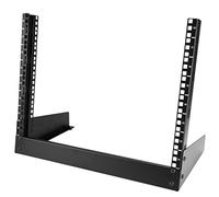 Startech.Com Armadio Server Rack con 2 Staffe a Telaio Aperto 8U, Rack per Deskt