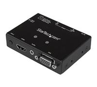 Startech.Com Auto Switch Commutatore 2x1 VGA + HDMI a VGA, Switch Convertitore HDMI/VGA a VGA con Commutazione Prioritaria, 1080p