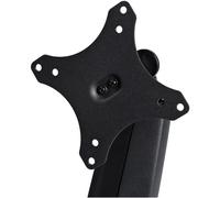 StarTech.com Braccio per monitor da scrivania - Supporto ergonomico robusto VESA Display singolo 9 kg Movimento completo, regolabile in altezza, snodato Alluminio Morsetto a C/Gommino Nero (DESK MOUNT
