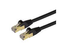 StarTech.com C6ASPAT9BK Cavo di Rete 2,7 m Cat6a Nero