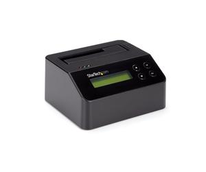 StarTech.com Cancellatore di dischi rigidi a baia singola, pulitore autonomo di HDD/SSD, 4Kn, da USB 3.0 a SATA III (6 Gbps), 9 modalità di cancellazione, dock per la pulizia dei dischi rigidi con can