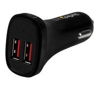 Startech Dual Usb 24w/4.8a One Size Black