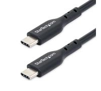 StarTech.com Caricatore USB-C da 1 m, cavo USB-C, cavo di ricarica USB 2.0 Type-C per laptop, 60W 3A Power Delivery, manicotto in TPE, cavo di trasferimento dati USB-C, M/M - Nouvo