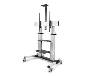 StarTech.com Carrello/supporto TV mobile su ruote per schermi piatti da 60-100" e fino a 100 kg regolazione dell'altezza tramit NEW
