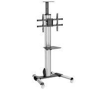 StarTech.com Carrello TV per Schermo da 32" a 70" - Regolazione Altezza One-Touch - Carrello Mobile per TV - VESA