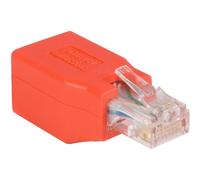 StarTech.com Cat6 Cable - Cat6 Crossover Adapter - GbE - Red - Ethernet Network