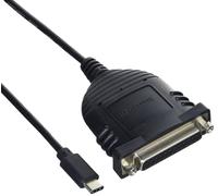 Startech.com Cavo Adatattore per Stampante USB-C a Parallela Db 25, Alimentato V