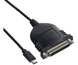 Startech.com Cavo Adatattore per Stampante USB-C a Parallela Db 25, Alimentato V