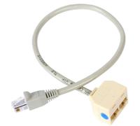 StarTech.Com Cavo Adatattore Sdoppiatore RJ45 2 a 1. F/M - NUOVO