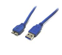 StarTech.Com Cavo Adatattore USB 3.0 SuperSpeed USB a a Micro B HDD, Cavo HDD Esterno Micro B da 30 cm M/M, Blu