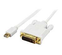 StarTech.com Cavo Adattatore Attivo da Mini Displayport a DVI da 1.8m - Cavo Convertitore Mini DP a DVI - 1920x1200 e HDTV fino a 1080p - Compatibile PC/MAC -Thunderbolt - DP++ Bianco (MDP2DVIMM3WS)